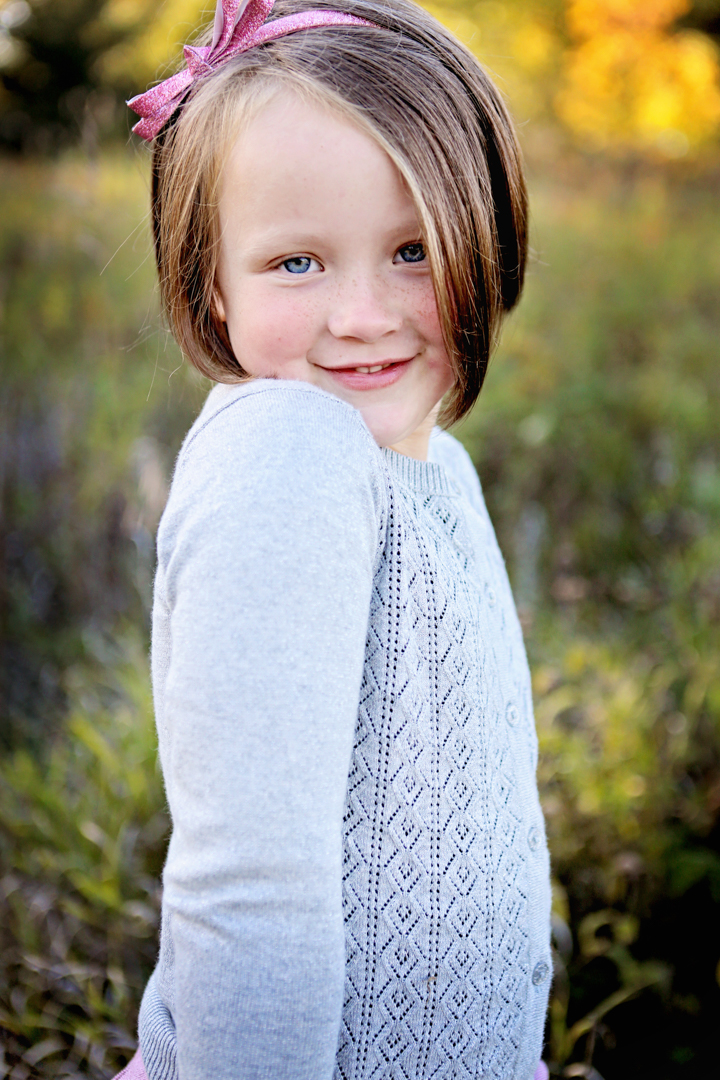 Picture of a girl in white dress | Photography Workshop in North Utica, IL | Blue Truck Photography